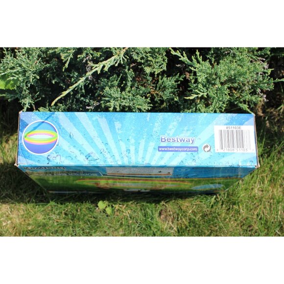 Bestway H2OGO! Summer Set Pool Kids Ages 2+ Soft Inflatable Floor 6ft x 15in - Picture 6 of 6